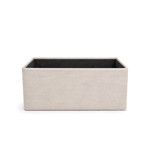 Imagen de CESTO Organizador Rectang. c/Asas Gris Grande 39x28x20cm H