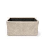 Imagen de CESTO Organizador Rectang. c/Asas Gris Mediano 34x23x18cm H