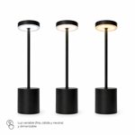 Imagen de Lampara de Mesa LED Negra