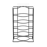 Imagen de Organizador p/Tapas Negro 24.5x18x43cm H