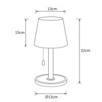 Imagen de Lámpara de Mesa LED Bambu RGB