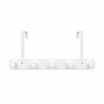 Imagen de Perchero para Puerta 5 Ganchos Blanco 42x3.5x18.5cm H