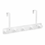 Imagen de Perchero para Puerta 5 Ganchos Blanco 42x3.5x18.5cm H