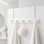 Imagen de Perchero para Puerta 5 Ganchos Blanco 42x3.5x18.5cm H