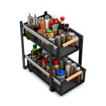 Imagen de Organizador de Mueble  2 Niveles Canastos Telescópicos