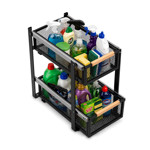 Imagen de Organizador de Mueble  2 Niveles Canastos Telescópicos