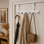 Imagen de Perchero para Puerta 5 Ganchos Blanco 42x3.5x18.5cm H