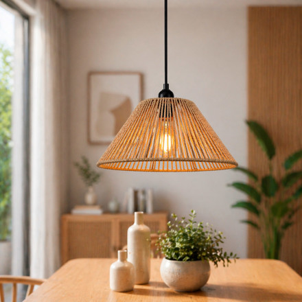 Imagen de Colgante Campana Cónica Artesanal Ø36x16cm H