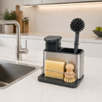 Imagen de Dispensador de Pileta Acero-Negro 18x13x19cm H