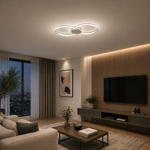 Imagen de APLIQUE LED Serena OO 43W Neutro Nickel 71x32.5x6cm h