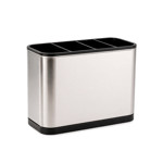 Imagen de Cubiertero 4 Reparticiones Acero-Negro 18x8.5x13cm H