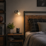 Imagen de Spot BARDOT 1 Luz E14 Acero con Tulipa