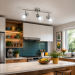 Imagen de Spot BARDOT 3 Luces E14 Acero con Tulipa