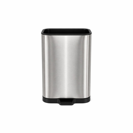 Imagen de Porta utensilios Acero y Negro 10x10x18.5cm H