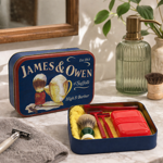 Imagen de CAJA Metalica Decorativa Kit Barbero