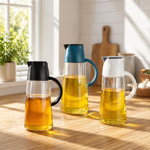 Imagen de ACEITERA de Vidrio c/Tapa Colores 630ml