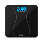 Imagen de BALANZA de Baño Vidrio Negro 30x30cm