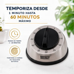 Imagen de TIMER Acero Inox a Cuerda Ø9.5cm
