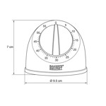 Imagen de TIMER Acero Inox a Cuerda Ø9.5cm