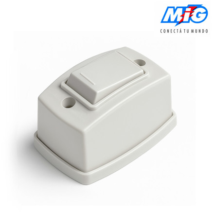 Imagen de INTERRUPTOR Exterior Bipolar Blanco