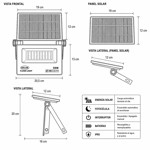 Imagen de REFLECTOR Led 50w Solar Frio 8000ºk