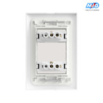 Imagen de PLAQUETA c/interruptor Doble Embutir