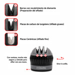 Imagen de Afilador de Cuchillos c/Ventosa 3 Claveles