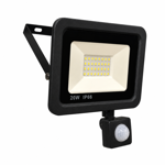 Imagen de LED Reflector 20w c/Sensor Negro Frio DENSE IP66