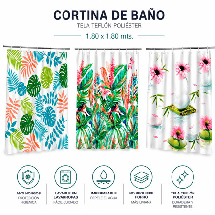 Imagen de CORTINA 180x180 Teflon Diseños