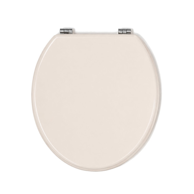 Imagen de TAPA WC Hueso Madera Laqueada Herraje Metal Florencia