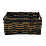 Imagen de CESTO PVC Simil Rattan Chico 25x16x12cm H