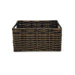 Imagen de CESTO PVC Simil Rattan Mediano 28x19x14cm H