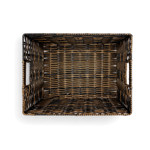 Imagen de CESTO PVC Simil Rattan Grande 31x22x16cm H