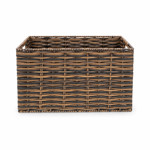 Imagen de CESTO PVC Simil Rattan Extra Grande 34x25x18cm H