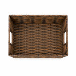 Imagen de CESTO PVC Simil Rattan Extra Grande 34x25x18cm H