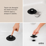 Imagen de REJILLA p/pileta Flex Negro UMBRA