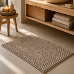 Imagen de ALFOMBRA Baño Super Chenille Arena 45x75cm