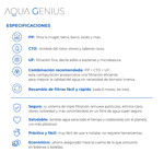 Imagen de PURIFICADOR de Agua s/Mesada en Tres Etapas AQUA GENIUS