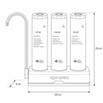 Imagen de PURIFICADOR de Agua s/Mesada en Tres Etapas AQUA GENIUS