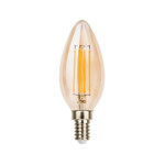 Imagen de LÁMPARA LED Vela E14 Vintage Ambar 6w Cálida VYBA