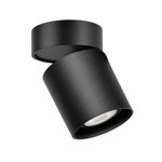 Imagen de SPOT 1 Luz GU10  Cilindro c/Mov. Negro Ø8*11cm DENSE