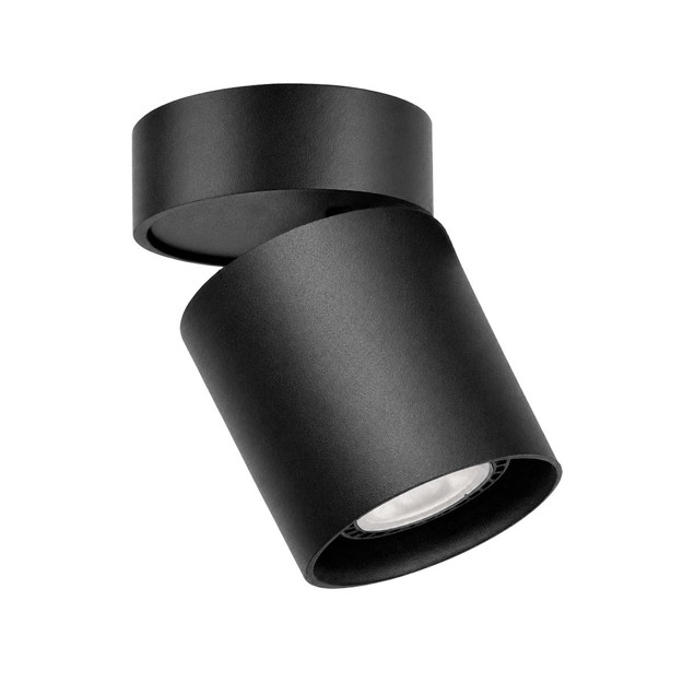 Imagen de SPOT 1 Luz GU10  Cilindro c/Mov. Negro Ø8*11cm DENSE