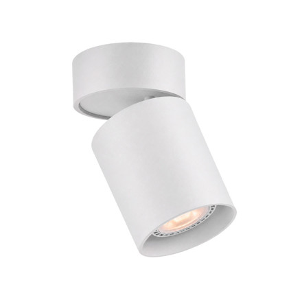 Imagen de SPOT 1 Luz GU10 Cilindro Blanco c/Mov. Ø8*11cm DENSE