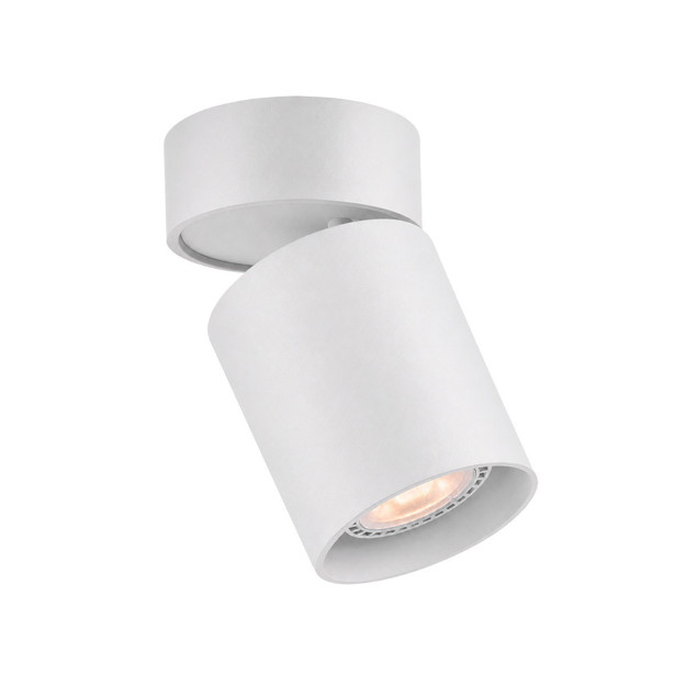 Imagen de SPOT 1 Luz GU10 Cilindro Blanco c/Mov. Ø8*11cm DENSE
