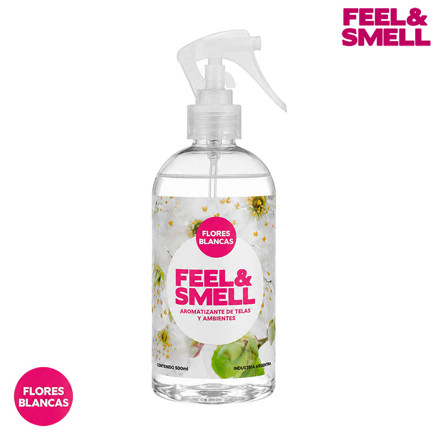 Imagen de AROMATIZANTE Telas y Ambientes Flores Blancas 500ml
