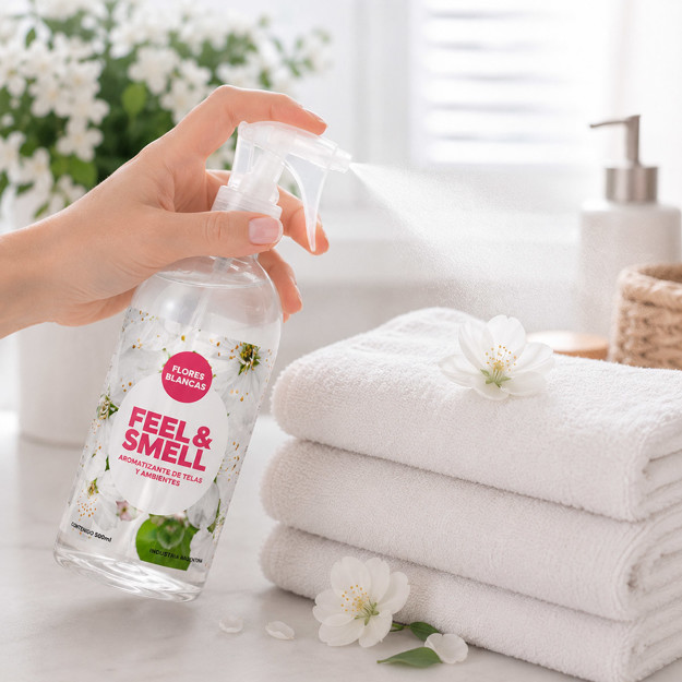 Imagen de AROMATIZANTE Telas y Ambientes Flores Blancas 500ml