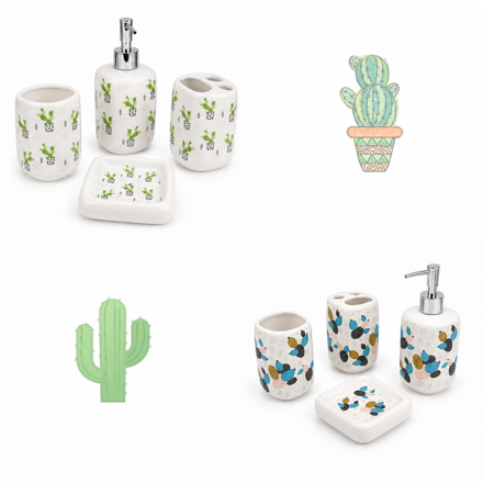 Imagen de SET de 4 Accesorios Cerámica D1