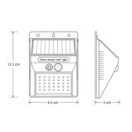 Imagen de APLIQUE SOLAR 4w LED c/sensor c/bateria IP65