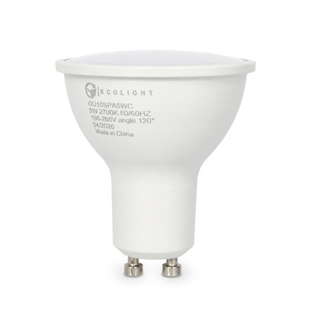 Imagen de LÁMPARA LED Dicroica GU10 5w Calida Ecoguard