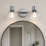 Imagen de Spot BARDOT 2 Luces E14 Cromo con Tulipa